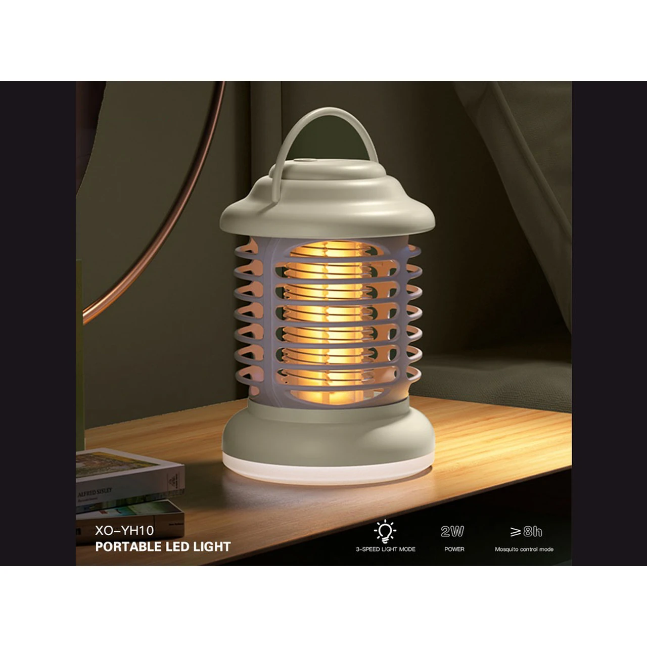 لامپ LEDقابل حمل شارژی و حشره کش XO مدل XO-YH10